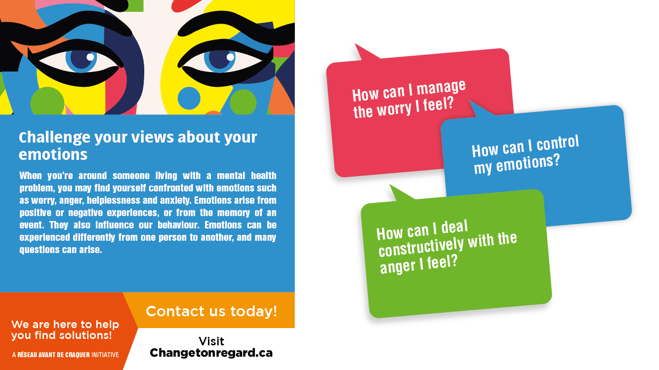 Challenge your views about your emotions : a few tips to help you deal with them while still being there for the person